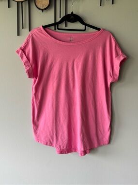 Cato Bright Pink Short Sleeve Crewneck Tee